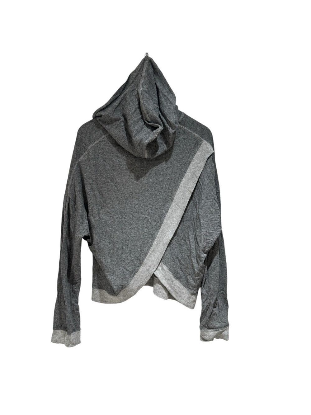 SUNDRY grey hoodie with tulip back detail (cover photo) - size 2 (medium)